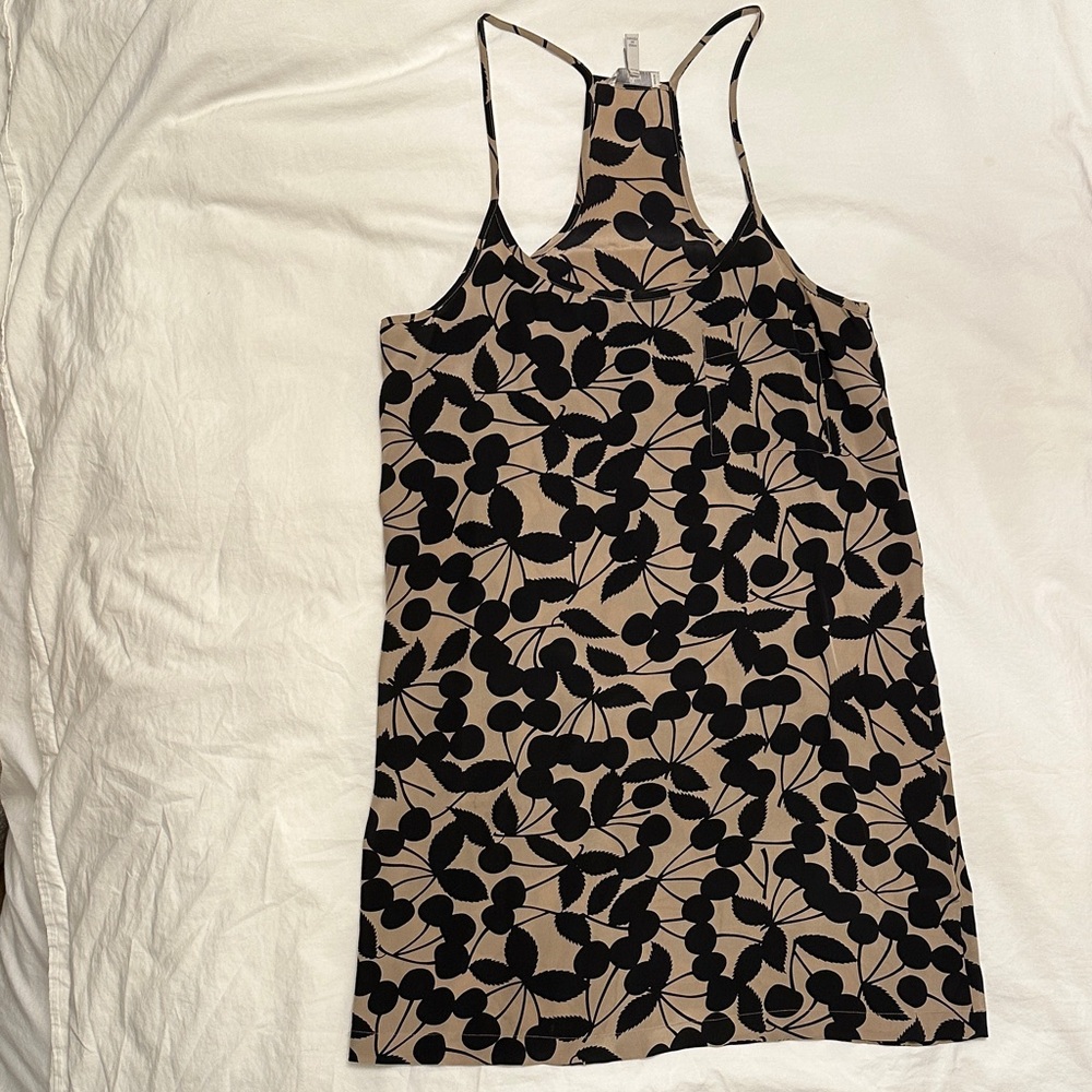 Joie Black and Tan Mini Dress